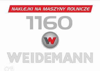 Naklejki Ładowarka Weidemann 1160 - różne modele, odporne