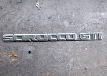 Emblemat znaczek napis Scirocco gti mk2