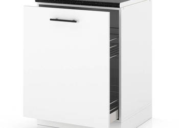 Szafka Kuchenna Stojąca Z Blatem Szafka Cargo 60cm Spremium Biały Mat