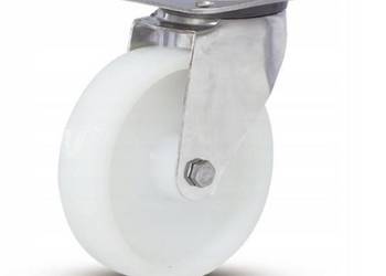 Koło kółko skrętne 80mm 140kg nylonowe nierdzewne