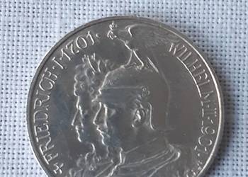 Niemcy, Prusy, Wilhelm II, 2 marki 1901, 200. lecie Królestwa Prus