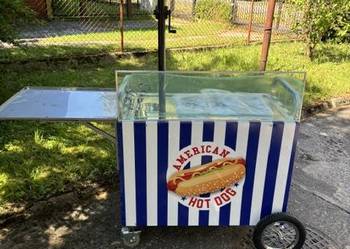 Wózek gastronomiczny do hot dog gazowy NOWY
