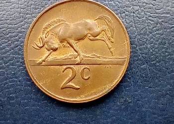 Stare monety 2 cent 1975 Afryka Południowa
