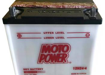 Akumulator motocyklowy MotoPower 12N24-4 12V 24Ah 200A L+