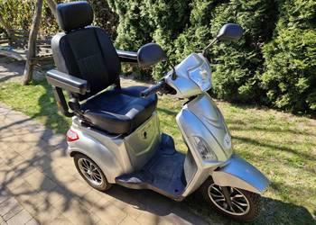 skuter wózek inwalidzki R3J, jak nowy, szary, przebieg tylko 126km