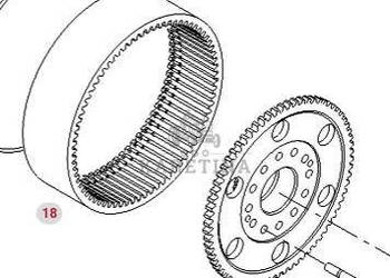 Fendt Vario 1038 1042 1046 1050 GEN 3 Koło Zębate Koronkowe F530300220790 …