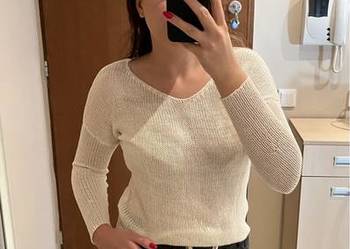 Sweter kremowy L orsay