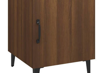 Szafki nocne 2 szt. brązowy dąb materiał drewnopochodny WM-817320