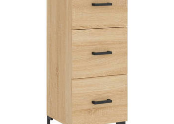 Szafka dąb sonoma 345x34x90 cm materiał drewnopochodny WM-828607