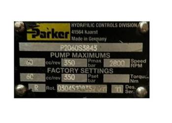Parker P2060S3843 Pompa hydrauliczna