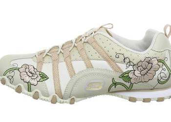 Nowe Jedyne takie‼️ Skechers Womens Biker-Flower• Girl Slip-on Manmade