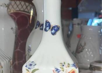 Wazon z motylami. Porcelana. Aynsley. Cottage Garden. Made in England.  Wy
