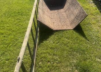 Półkoszki wiklinowe z drabinami 2 szt Półkoszki wiklinowe z drabinami 2 szt