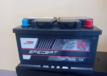 Akumulator SPECBAT 74Ah 640A EN PRAWY + Szczecin Specpart