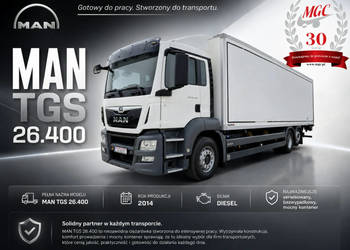 MAN MAN TGS 26.400 MAN TGS 26.400 / KONTENER + IZOTERMA / 1 WŁ / ZAREJESTR…