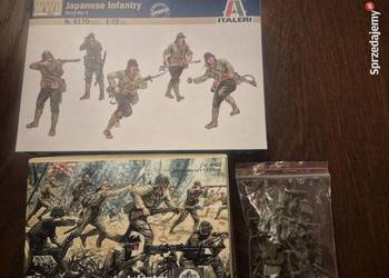 Figurki Japończycy 1/72,  czołg, ciężarówka