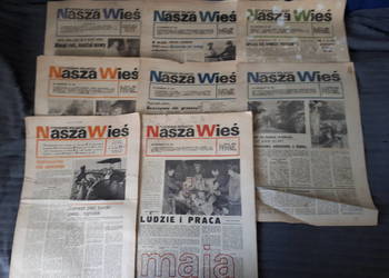 Nasza Wieś 9szt 1983 /87 1.01,19.06,29.05,22.05