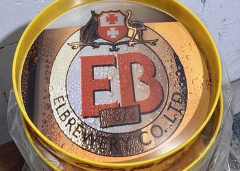 Kultowa taca kelnerska barowa EB "Czas na EB" – Vintage lata 90. / Nowa