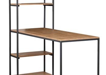 Industrialne biurko z regałem do biura go gabinetu 152 cm