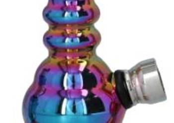 Bongo Szklane Tęczowe Małe Nieduże 12,5 cm Bonio Fajka Wodna