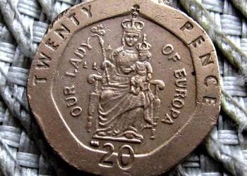 Gibraltar 20 Pensów 2001r