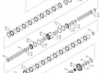 New Holland T6090 Kolo zebate napedz 1285982C1