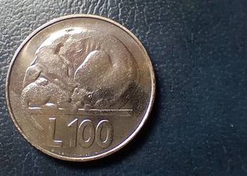 Stare monety 100 lir 1975 San Marino