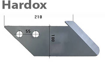Dłuto HARDOX 302491/L 300335/L części do pługa EBERHARDT