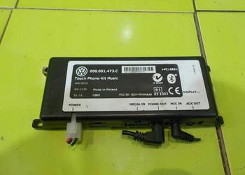VW POLO V 6R 1.2 B 13r 5D sterownik modul BLUETOOTH 000.051.473.C