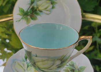 Angielska porcelana kostna * ROSLYN * kolekcjonerskie Trio