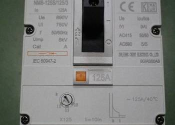 Wyłącznik MCCB NM8-125S 125A (123010) stac. Chint