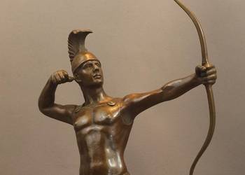 Rzeźba Łucznik z brązu Rzeźba Łucznik z brązu