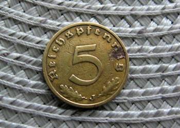 Niemcy 5 Reichspfennig 1938r - J