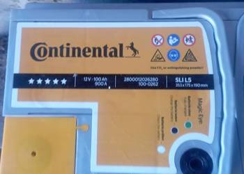 CONTINENTAL STARTER L5 900A 100Ah 12V BATERIA AKUMULATOR KWASOWO OŁOWIOWY