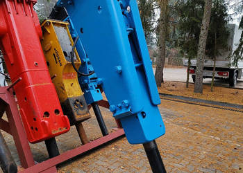 Młot hydrauliczny Krupp HM551 625kg do koparki * Nowy grot 100 mm