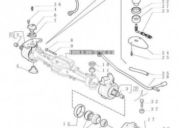 New Holland T6090 Zespół przegubu 87529909