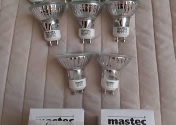 Żarówki halogenowe Mastec GU10, 50W - 240 V (nowe)