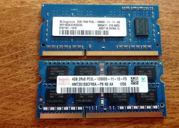 Pamię RAM DDR3 - 6gb (4gb, 2gb), do laptopa