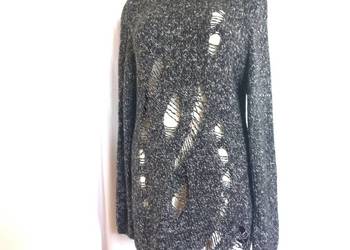 Sweter Z ROZDARCIAMI Damski czarny r. 40 Bershka NOWY