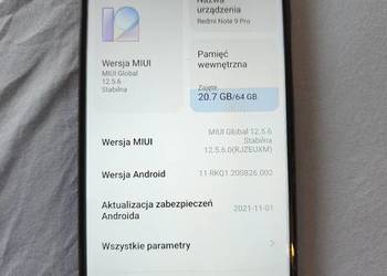 Redmi note 9 pro 6 64 uszkodzone plecy