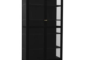 vidaXL Witryna, czarna, 90x40x180 cm(SKU:336079)