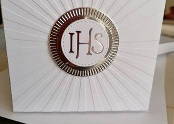 Kartka w pudełku z okazji komunii świętej Kartka w pudełku z okazji komunii świętej