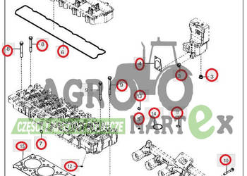 DZ111362 ZESTAW NAPRAWCZY GŁOWICY JD
