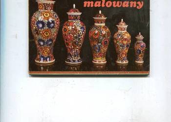Fajans ręcznie malowany 9 pocztówek w obwolucie