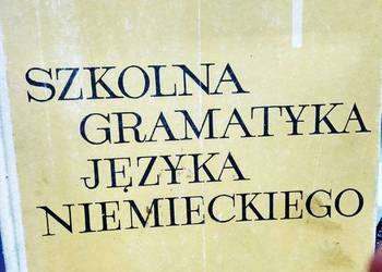 Szkolna gramatyka niemiecka Nikiel antykwariat szkolny Szkolna gramatyka niemiecka Nikiel antykwariat szkolny