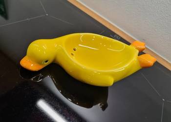 Ceramiczna mydelniczka kaczuszka