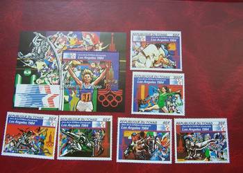 Czad 1984 MNH Sport Olimpiada Los Angeles 84