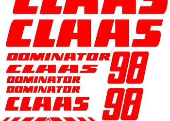 naklejki claas dominator 98 sl