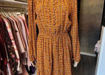 M&S SUKIENKA SUKNIA JESIENNA W KWIATKI 38 M