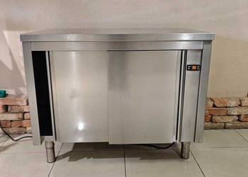 Stół grzewczy przelotowy 110x70 - 2500W, drzwi przesuwne, wydawczy